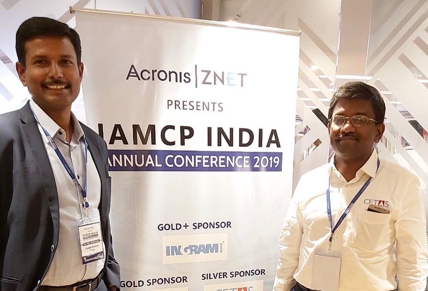 Prakash Kandaraj and Murali Avanamuthu from Cetas at IAMCP India Annual Conference 2019