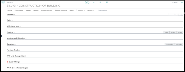 Preview of the Job Card Preview of the Job Card
