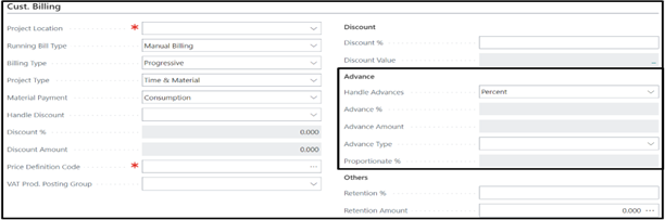 Customer Billing - Advance Setup Customer Billing - Advance Setup