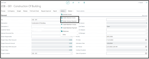Customer Billing - Advance invoice creation Customer Billing - Advance invoice creation