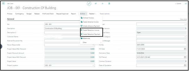 Customer Billing - Retention invoice creation Customer Billing - Retention invoice creation