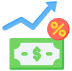 rising cost icon