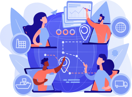 what is supply chain illustration
