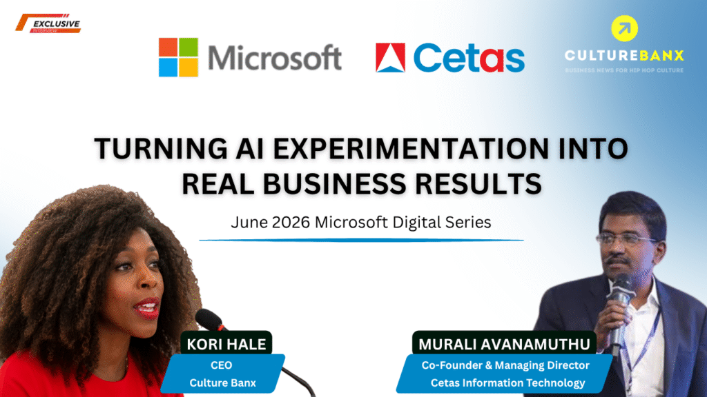 Turning AI Experimentation into Real Business Results: Cetas MD and Co-Founder Murali Avanamuthu on CultureBanx  